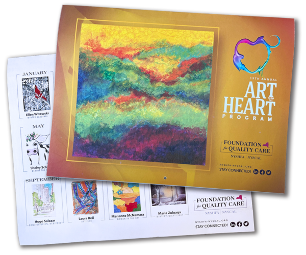 Art From The Heart New York NYSHFA NYSCAL   2024 Calendar 600x500 