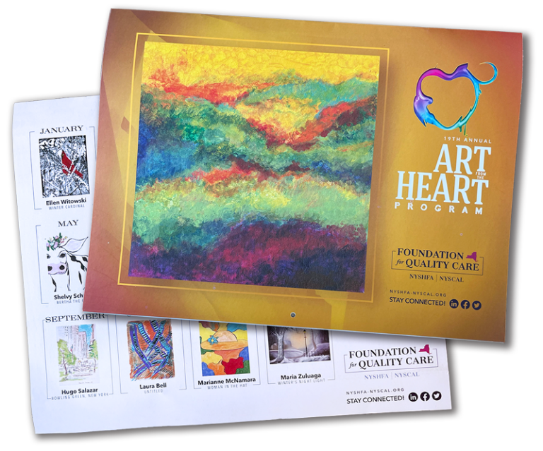 Art From The Heart New York NYSHFA NYSCAL   2024 Calendar 768x639 